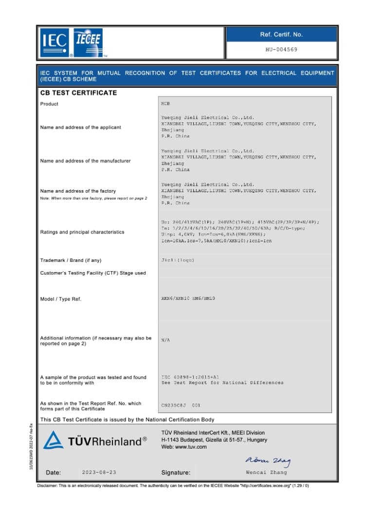 CB certificate XKN6-XKN10-HM6-HM10_1_WH_750x1050px