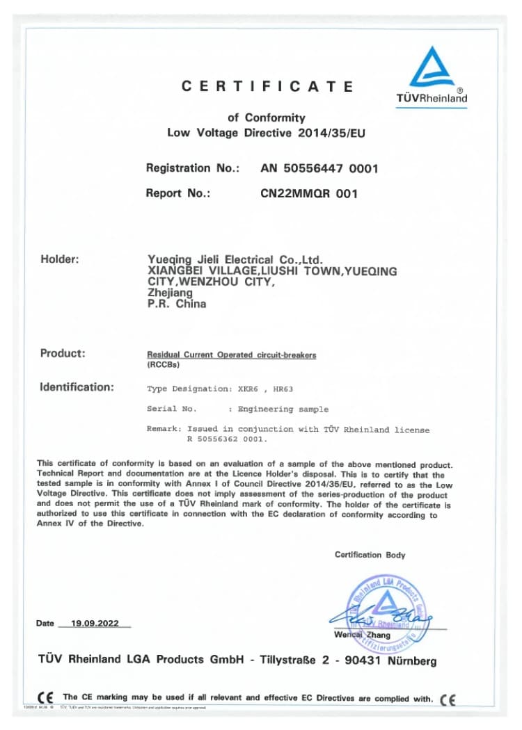 TUV certificate 6KA RCCB_3_WH_750x1050px