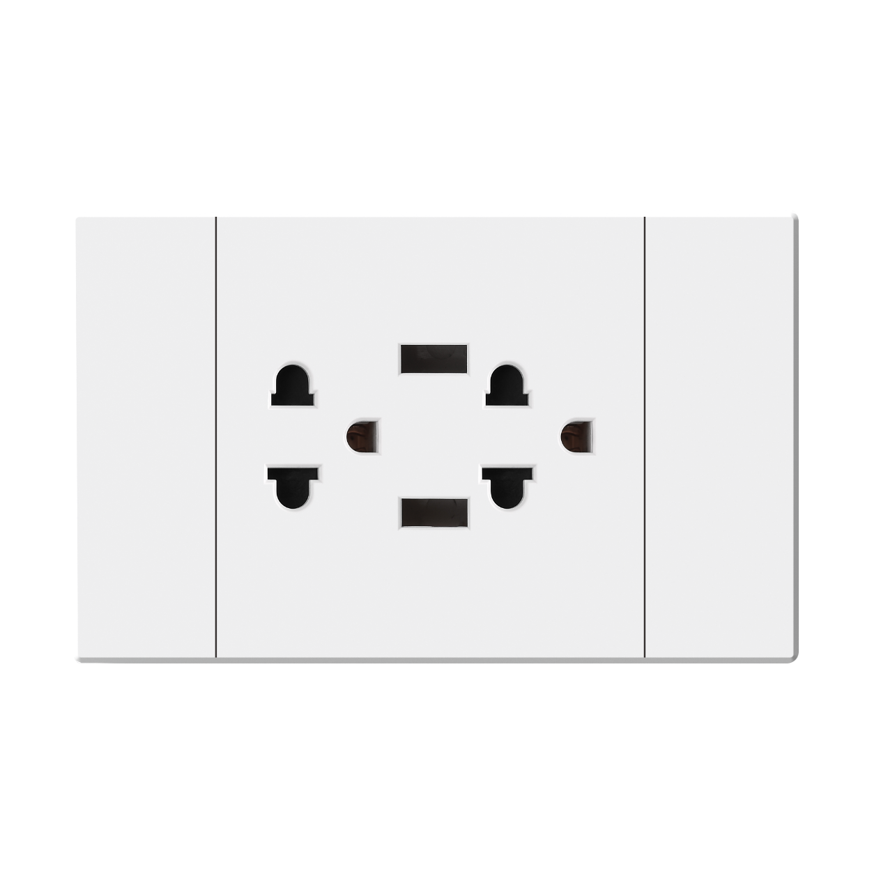3P socket with USB